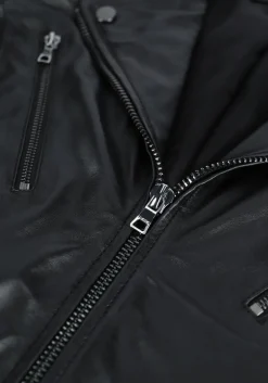 IBANA e leren jas moss zwart