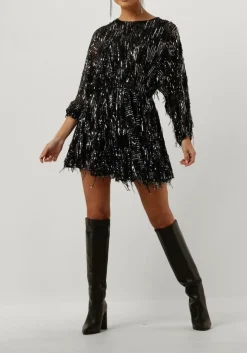 IBANA e mini jurk frosty zwart