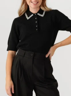 JANICE e sweater rebel zwart