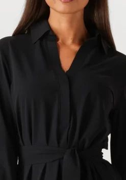 JAPAN TKY e midi jurk rasy zwart