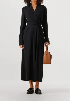 JAPAN TKY e midi jurk rasy zwart