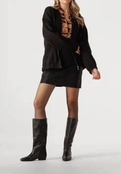 KNIT-TED e minirok tess zwart New