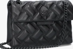 KURT GEIGER LONDON e schoudertas mini kensington drench zwart