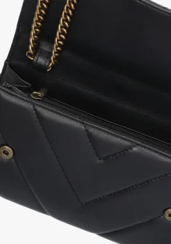 KURT GEIGER LONDON e schoudertas kensington chain wallet zwart New