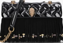 KURT GEIGER LONDON e schoudertas kensington fringe bag zwart Hot
