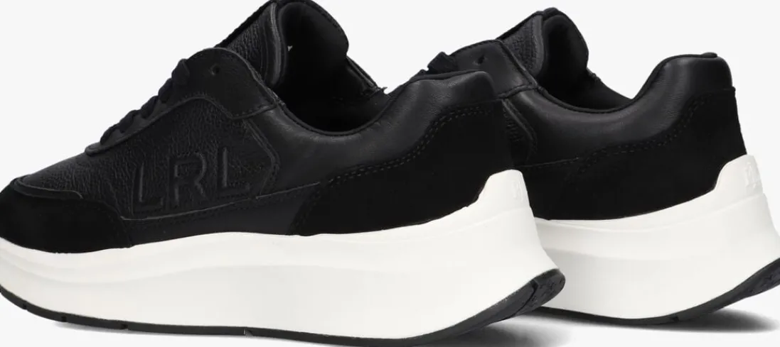 LAUREN RALPH LAUREN e lage sneakers franky zwart Sale
