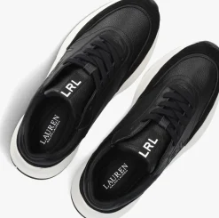 LAUREN RALPH LAUREN e lage sneakers franky zwart Sale
