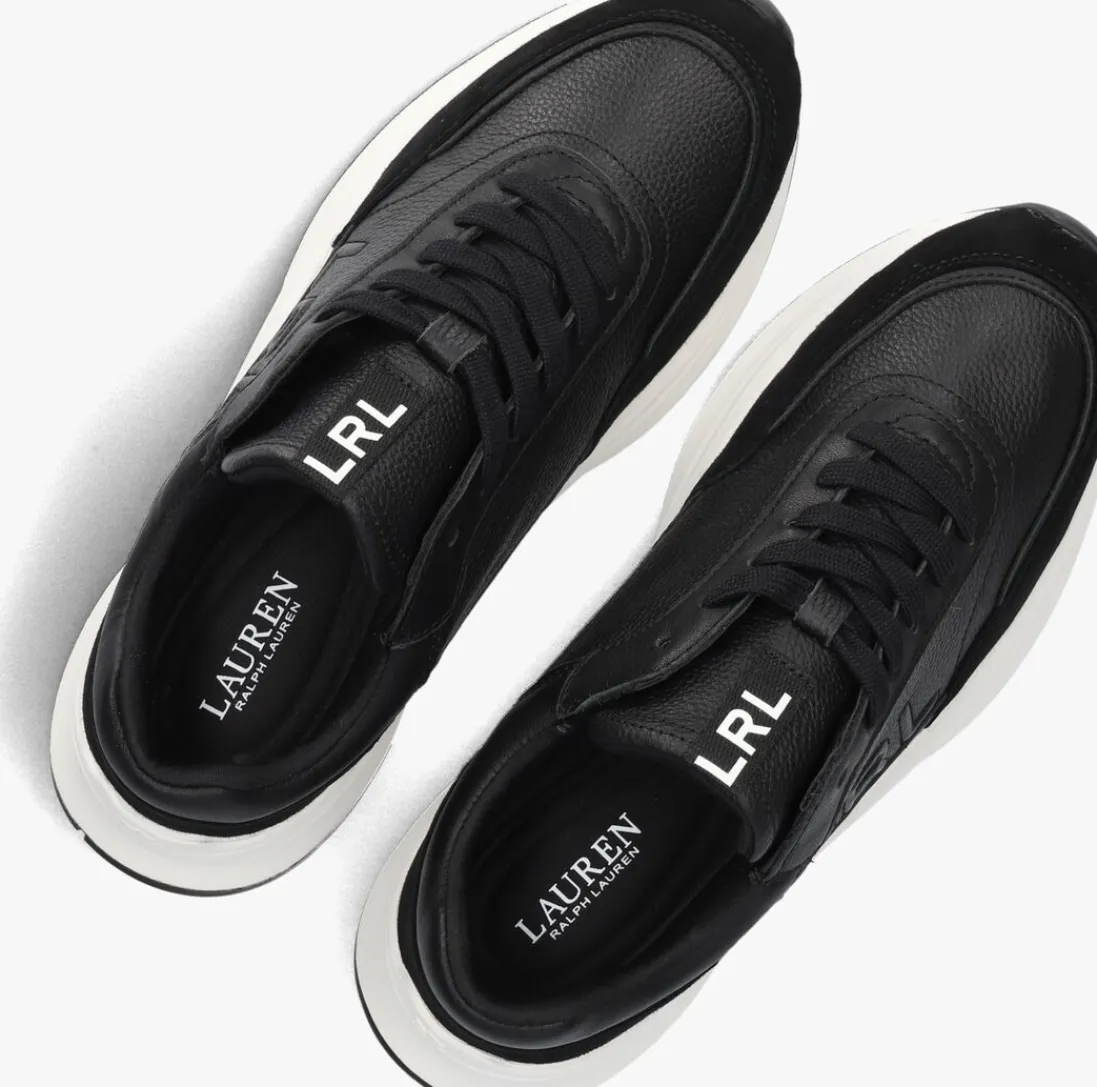 LAUREN RALPH LAUREN e lage sneakers franky zwart Sale