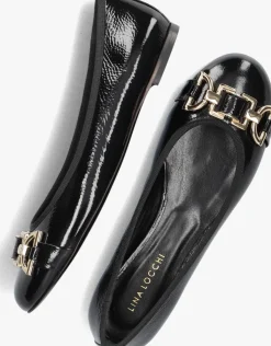 LINA LOCCHI e ballerina's l1338 zwart New