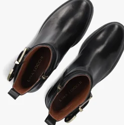 LINA LOCCHI e enkellaarsjes 2232 zwart