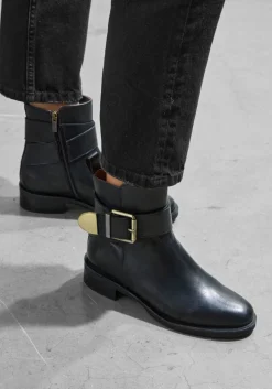 LINA LOCCHI e enkellaarsjes 2232 zwart