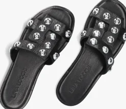 LINA LOCCHI e slippers l1132 zwart Clearance