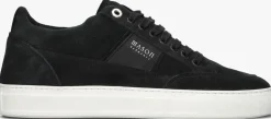 Mason Garments e lage sneakers tia sport sarbini zwart Best