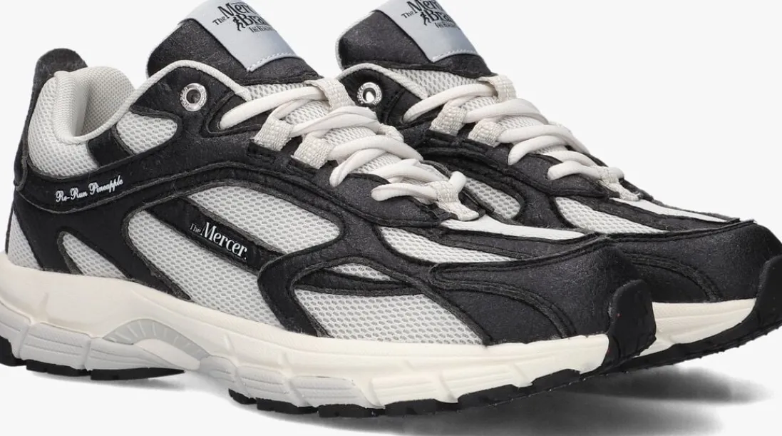 MERCER AMSTERDAM e lage sneakers the re-run pineapple 2.0 zwart Discount