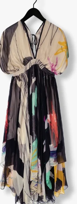 MES DEMOISELLES e maxi jurk micasso zwart Sale