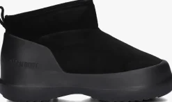 MOON BOOT e enkelboots mb luna low boot suede zwart
