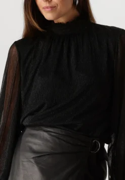 MOS MOSH e blouses ximena glam ls blouse zwart New