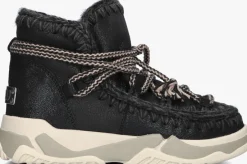 MOU e snowboots trainer 02 scoubidoo lace zwart