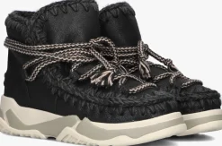 MOU e snowboots trainer 02 scoubidoo lace zwart