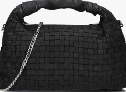 NÚNOO e núnoo schoudertas dandy braided washed zwart Outlet