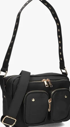 NÚNOO e núnoo schoudertas ellie bamboo zwart New