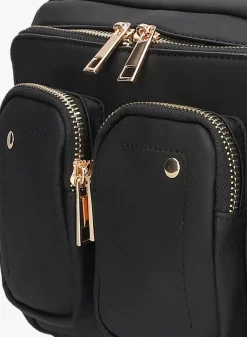 NÚNOO e núnoo schoudertas ellie bamboo zwart New