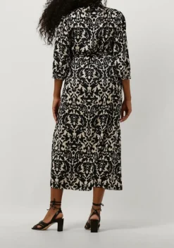 NOTRE-V e midi jurk satin dress one zwart Hot