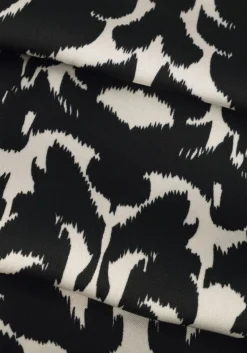 NOTRE-V e midi jurk satin dress one zwart Hot