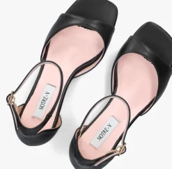 NOTRE-V e sandalen met hak 2655s zwart Best