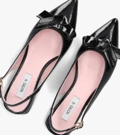 NOTRE-V e slingbacks 2349ml zwart Clearance