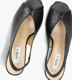 NOTRE-V e slingbacks 16068 zwart Online