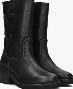 NUBIKK e biker boots cassy slouch zwart