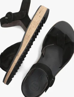 PAUL GREEN e platte sandalen 6105 zwart Outlet