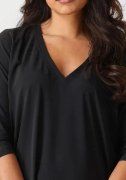 PENN & INK e midi jurk blake zwart Best