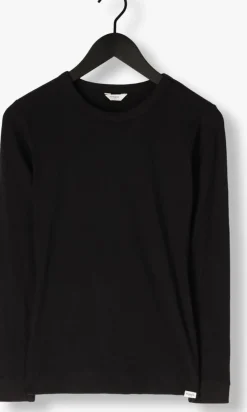 PENN & INK e tops & t-shirts longsleeve w25f1745 zwart Outlet