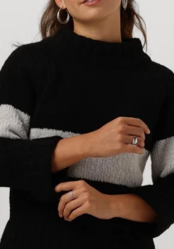 PENN & INK e trui 225 jumper stripe zwart