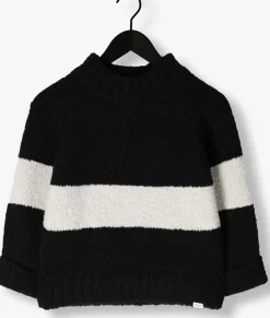 PENN & INK e trui 225 jumper stripe zwart