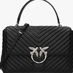 PINKO e handtas love lady puff big cl sheep zwart Outlet