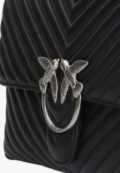 PINKO e handtas love lady puff big cl sheep zwart Outlet