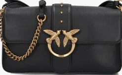PINKO e schoudertas love one classic slouchy zwart Online