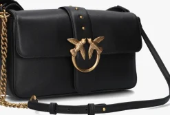 PINKO e schoudertas love one classic slouchy zwart Online