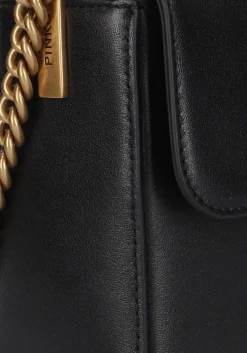 PINKO e schoudertas love one classic slouchy zwart Online