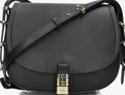 PINKO e schoudertas saddle classic zwart Outlet