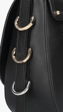 PINKO e schoudertas saddle classic zwart Outlet