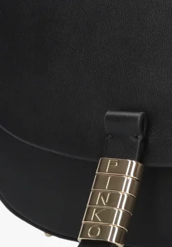 PINKO e schoudertas saddle mini zwart
