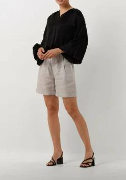 RESORT FINEST e blouses satin balloon blouse zwart Discount