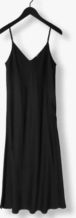 RESORT FINEST e midi jurk slip dress zwart Hot