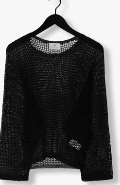 RESORT FINEST e trui crochet sweater zwart Discount