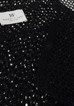 RESORT FINEST e trui crochet sweater zwart Discount