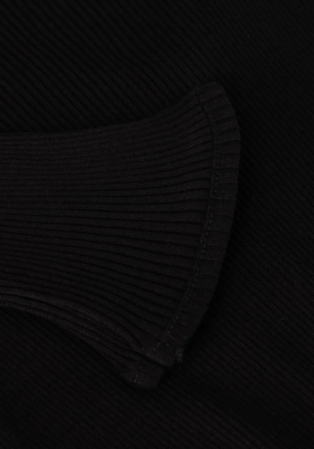 ROSEMUNDE e coltrui silk t-shirt w/ roller neck zwart